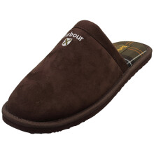 (8) Barbour Everitt Mule Mens Slippers in Brown