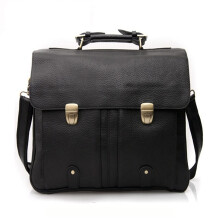 Leather Briefcase 15Inch Laptop Bag Men's Office Tote Leather Business Bag