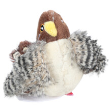 Chirping Cats Chewing Squeaky Toy Bird Shape Safe Improve Mood