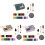 Basic Sewing Set for Adult, Professional Sewing Supply-Purple 2