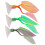 Artificial Leaves Decorative Plant Colorful Leaf Decors-Green 2