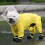 Windproof Dog Rain Coat with Foot Cover Full Coverage Rain-S 7