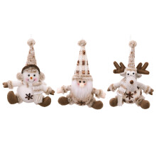 3Pcs Beautiful Knitted Christmas Hanging Ornament for a Warm