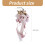 6Pcs Wedding Car Accessory with Silk Flower for Door-White 4