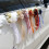 6Pcs Wedding Car Accessory with Silk Flower for Door-White 7