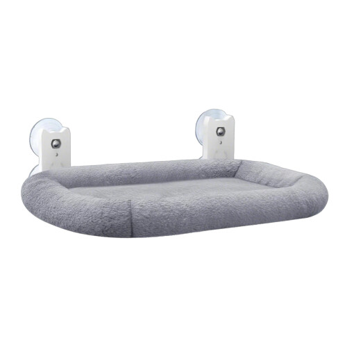 Window Hammock for Cats with Suction Cups for Kitten-Gray