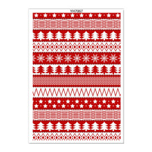 Christmas Transfer Paper Clay Transfer Sheets Clay Tool-YH7067