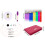 10Pairs of Interchangeable Circular Knitting Needle Set for 3