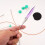 10Pairs of Interchangeable Circular Knitting Needle Set for 4
