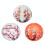 Set of 4 Cherries Blossom Patterned Light Beautiful-Red 2