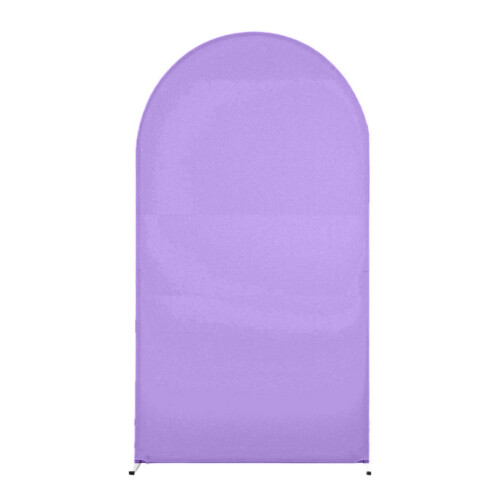 Practical Ceremony Arch Frame Spandex Cover For-Purple 7.2ft