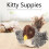 Chirping Cats Chewing Squeaky Toy Bird Shape Safe Improve Mood 5