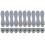 10 Pcs/Set Leather Snap Buckles Purse Closure-Light Grey 1
