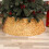 Festival Home Decorative Sequined Christmas Tree Collar-Red L 6