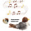 Chirping Cats Chewing Squeaky Toy Bird Shape Safe Improve Mood 6