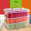 Large Capacity Storage Box with Lid 3 Layer Storage-China Red 7