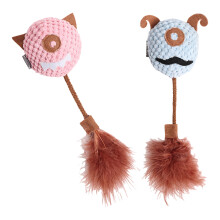 Catnips Chew Toy for Cats Squeaky Toy Cats Soft-pink and blue