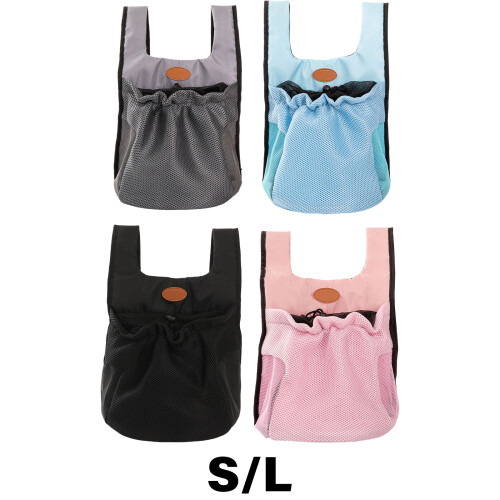 Cats Carriers Bag Backpack Breathable Bag Portable Soft-S Gray 2