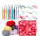 Ergonomic Crochet Hook Set with Crochet Yarns, Knitting-Set 1 1