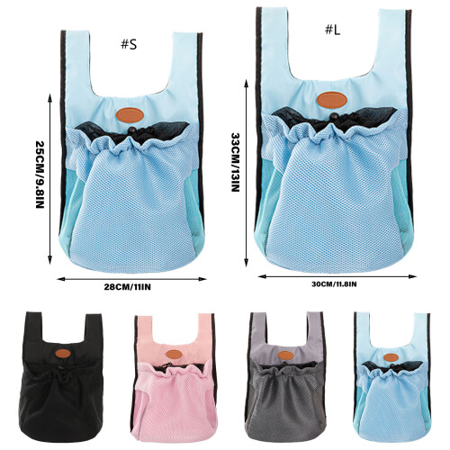 Cats Carriers Bag Backpack Breathable Bag Portable Soft-S Gray 1