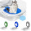 Practical Pet Potty Seats Pet Potty Chair Potty Training-Blue 4