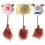 Catnips for Cats Soft Toy Teaser Cats Soft-pink plus green 2
