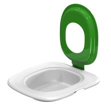 Practical Potty Seats for Pet Cats AntiSlip Potty Chair-Green
