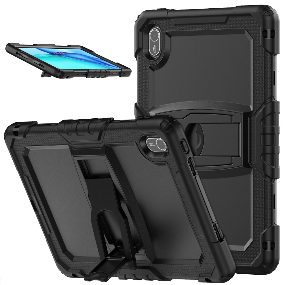 (Black) For Huawei Matepad Se 11 Case Kickstand Pc + Silicone Shockproof Tablet Cover Black 6914285881947