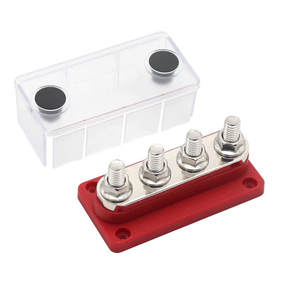 300A 600A Power Distribution Block With Stainless Steel Studs For Car Marine Battery Bus Bar 9365049244251
