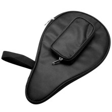 Table Tennis Racket Bag Lightweight Protective Storage Case With External Zip Compartment And Handle For Ping Pong Balls