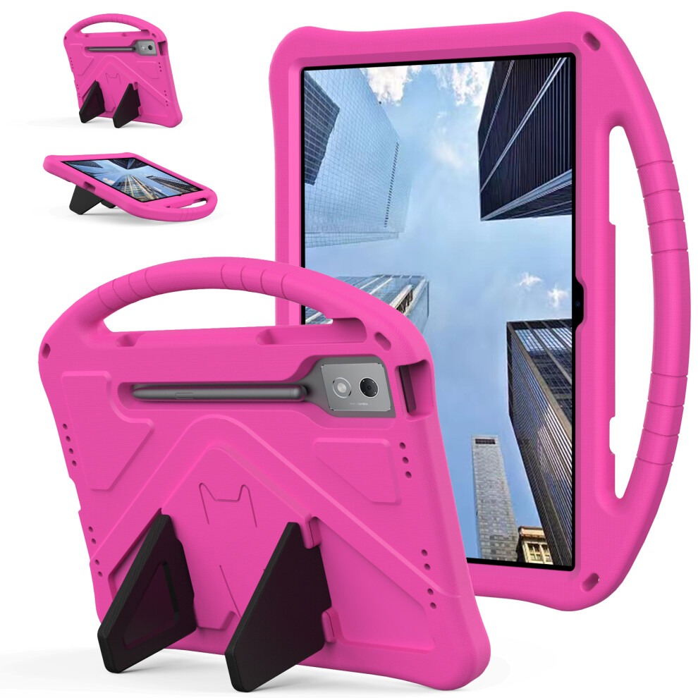 (Rose) For Lenovo Idea Tab Pro (Tb-373Fu) Case Eva Tablet Cover With Handle Kickstand Children Friendly 6914286629821