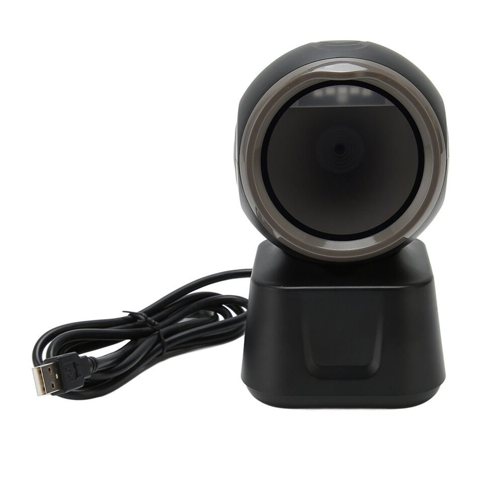 Omnidirectional Automatic Barcode Scanner, Affordable 1D/2D Scanner For Retail, Supermarket, And More, With Prompt Tones In 5 Styles And Bright Led In 9486358025024