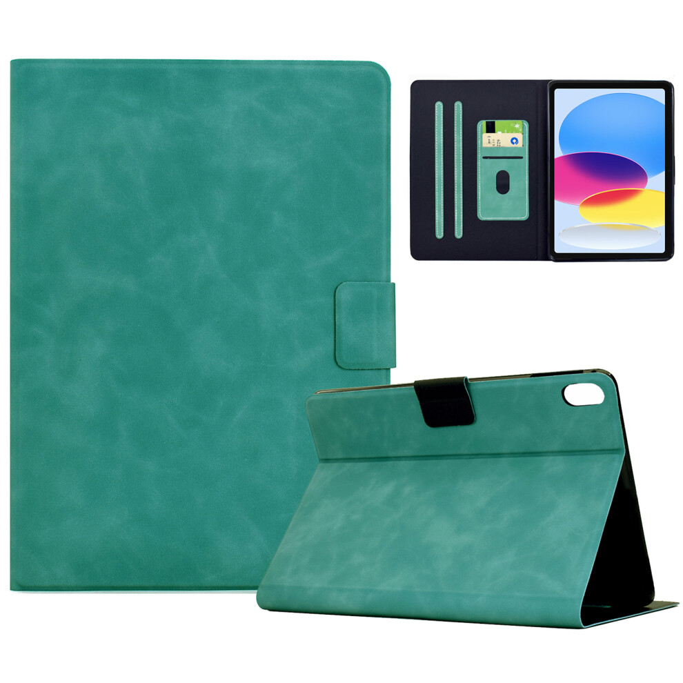 (Baby ) For Ipad (2025) / 10.9 (2022) Case Pu Leather Tablet Cover With Card Slots Blue 6914281556740