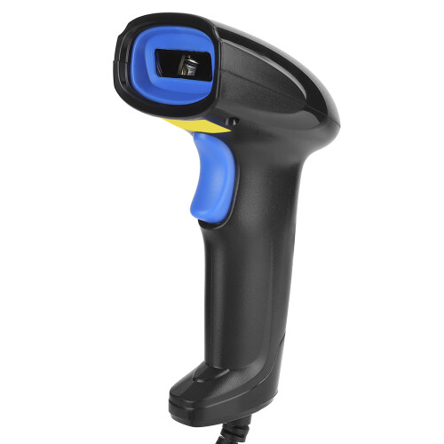 Scanner de codes-barres haute performance, conception ergonomique pour une utilisation confortable, support réglable pour une lecture mains libres, 1