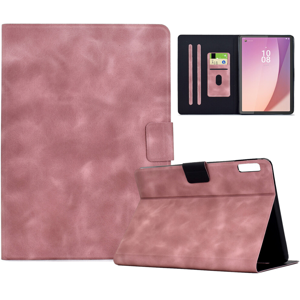 (Pink) For Lenovo Tab M9 Tb-310Fu Case Pu Leather Tablet Cover With Card Slots Pink 6914287597914
