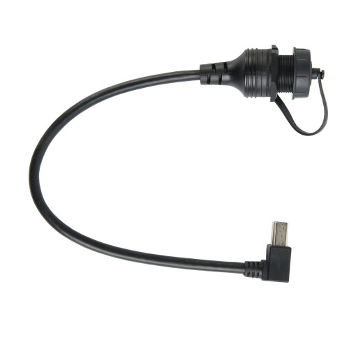 Καλώδιο στήριξης σε πάνελ Micro USB για τοποθέτηση σε πάνελ, ορθή γωνία 90 μοιρών,