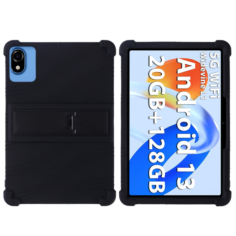 (Black) Silicone Case For View Tab 60 Wifi / Tab 60 Pro / Oscal Pad 30 Wifi / 80 Wifi / Doogee U9 / U10 / U10 Pro Rugged Cover With K Black 6914282539049