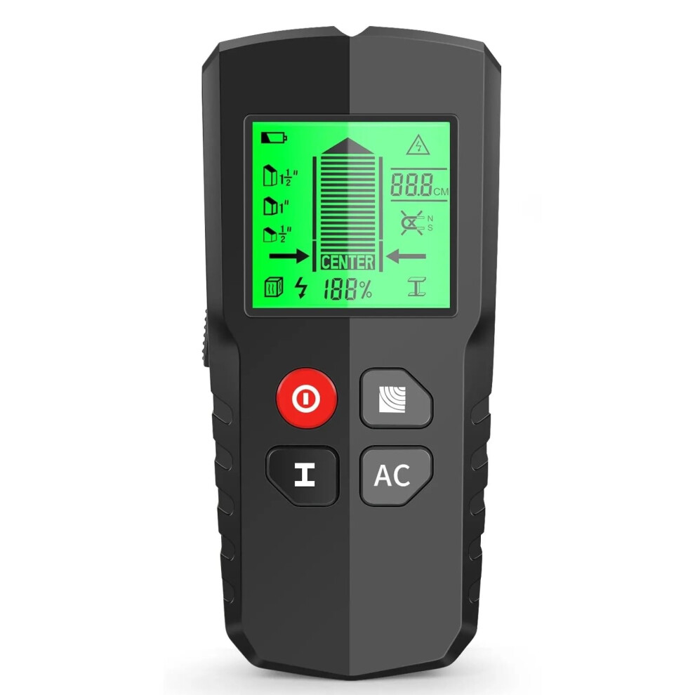 Stud Finder Wall Scanner Ac Wire And Metal Locators Green Backlight Low Voltage Indicator Light Beaches And Forests Use 9119770964984