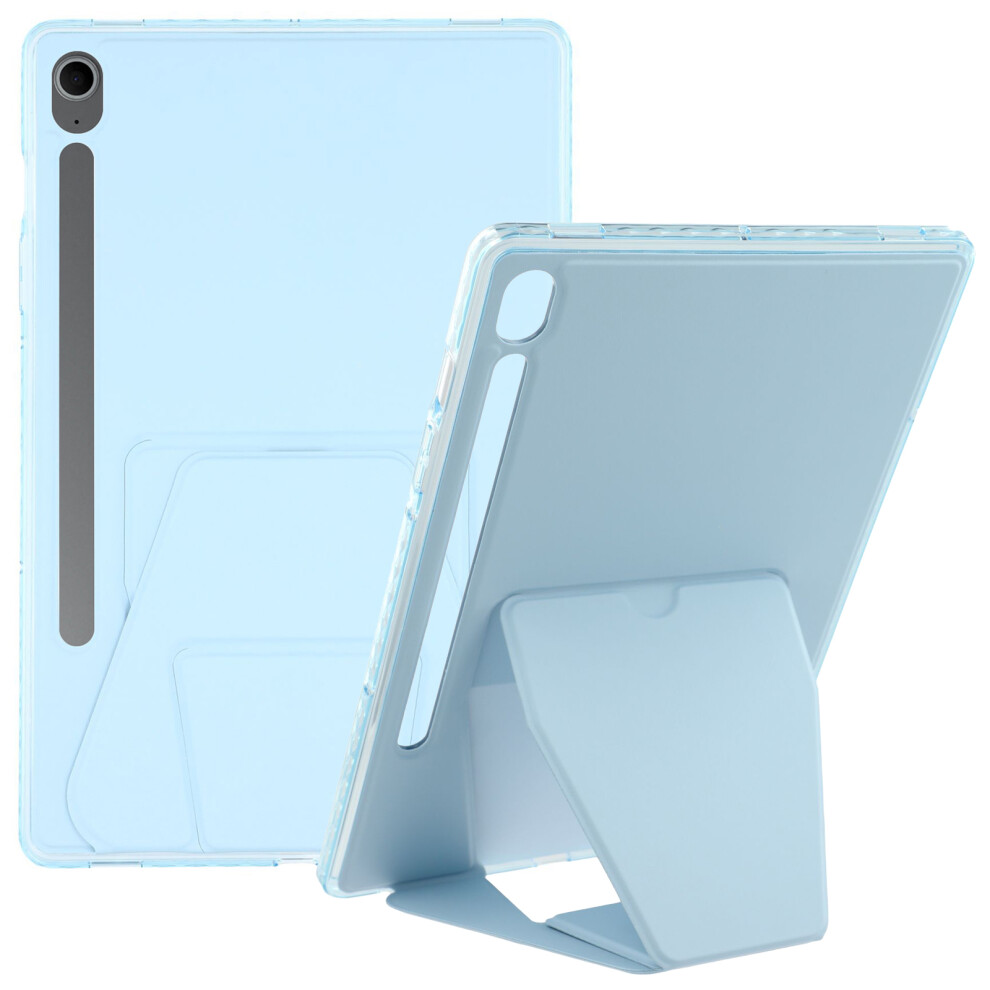 (Blue) Tablet Case For Samsung Galaxy Tab S10 Lite / S10 Fe / S9 Fe / S9 Tpu Pu Leather Kickstand Cover Blue 6914289021301
