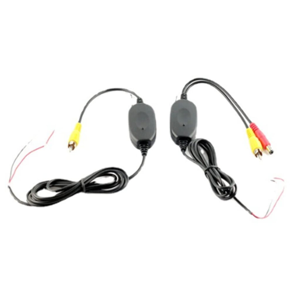 2.4Ghz Wireless Video Transmitter Receiver For Car Dvd Monitor And Reverse Backup Camera Plastic Case 9365049245067
