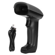 Leitor de código de barras sem fio com aquecimento rápido para todos os códigos padrão. Design ergonômico. Suporte pós-venda eficiente. Plug