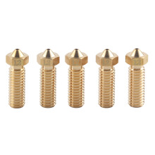Sárgaréz fúvókák nagy sebességű nyomtatáshoz, 1,75 mm/1,2 mm sima belső fal, 3D nyomtató alkatrészek kiváló tartóssággal és gyors