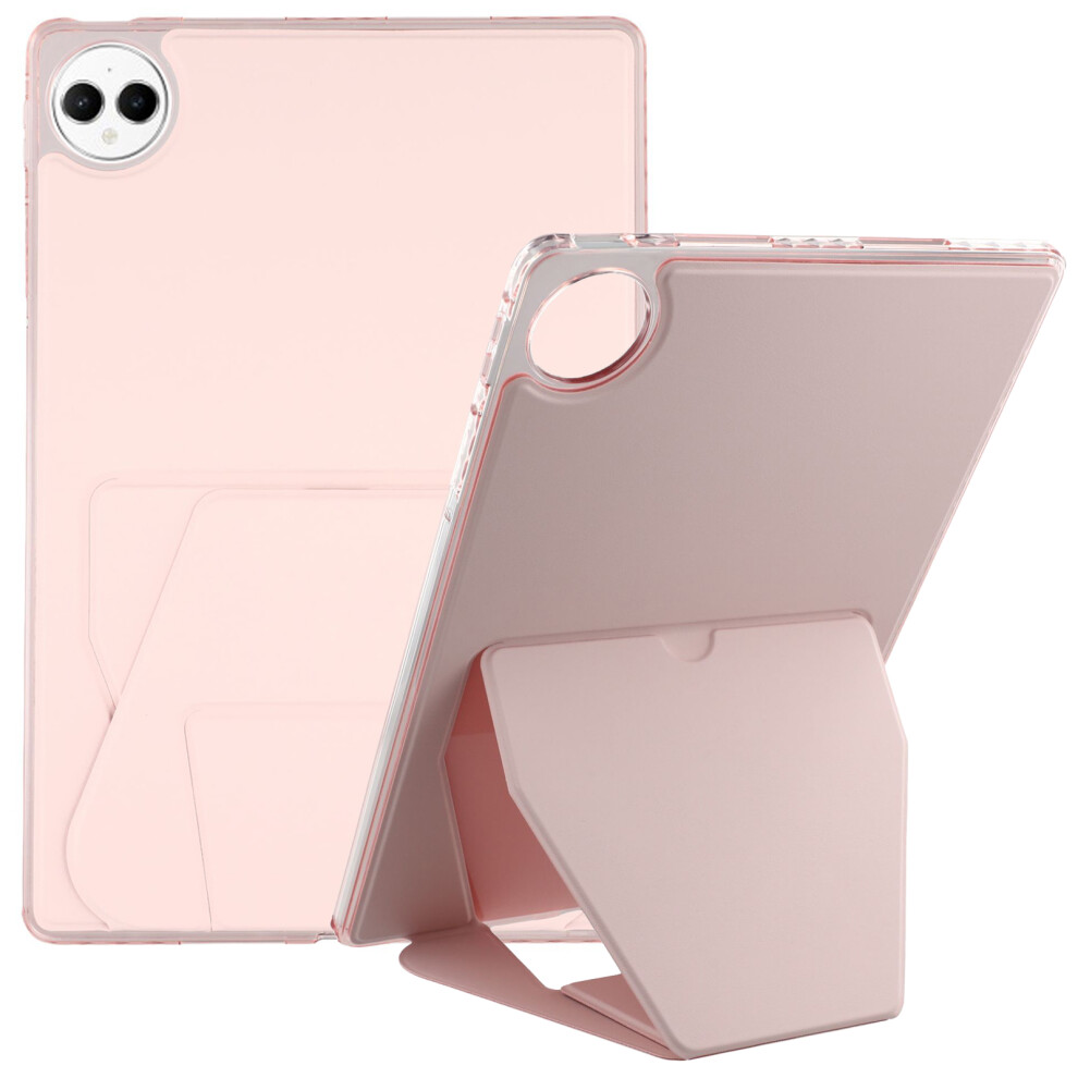 (Pink) For Huawei Matepad Pro 12.2 (2024) Case Tpu Pu Leather Kickstand Tablet Cover Pink 6914282410652
