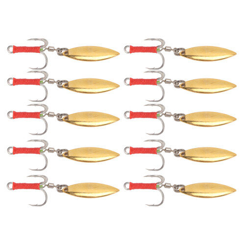 Δολώματα ψαρέματος Spinner Bait, η φωτεινή ουρά κόκορα παράγει συνεχή τρεμοπαίζει 1
