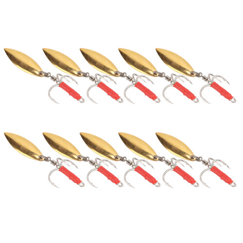 Δολώματα ψαρέματος Spinner Bait, η φωτεινή ουρά κόκορα παράγει συνεχή τρεμοπαίζει 2