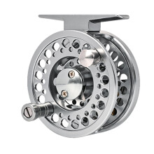 Fly Reel Aluminum Alloy Body Smooth Drag Gear Lightweight Freshwater Reel For Lake Stream Pond Use Standard Fly Rods