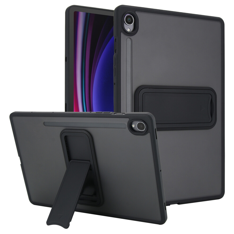 (Black) For Samsung Galaxy S10 Fe / S9 Fe / S9 Case With Kickstand Tpu + Pc Skin-Touch Tablet Cover Black 6914285673993