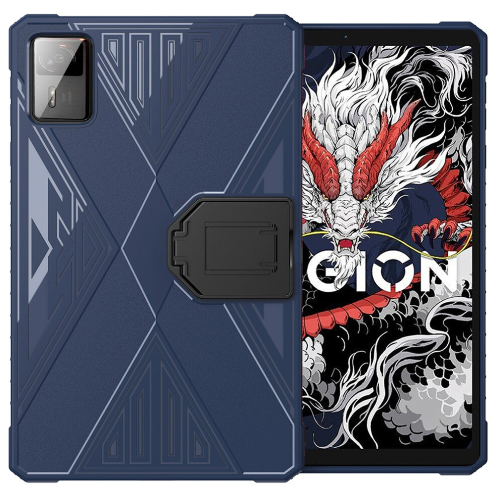 (Navy ) For Lenovo Legion Y700 Gen 4 Case Pc Kickstand Tpu Anti-Drop Tablet Cover Blue 6914288333597