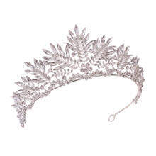 Kristal Strass Tiara's Kronen Koningin Prinses Kronen-Zilver
