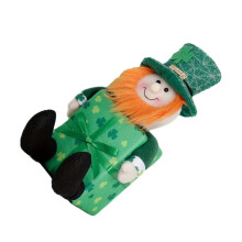 Saint Patricks Day kabouter pluche pop kabouter groene-Heren